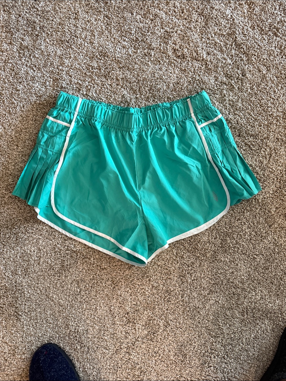 Free People Movement Easy Tiger Shorts, Seafoam, Medium, NWOT